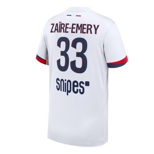 Billige Fotballdrakt Paris Saint-Germain Warren Zaire-Emery #33 Replika Bortedrakt 2025-26 Kortermet Billige Fotballdrakt Paris Saint-Germain Warren Zaire-Emery #33 Replika Bortedrakt 2025-26 Kortermet